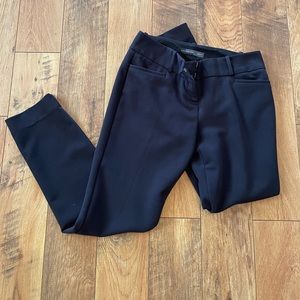 The Limited Drew Fit navy ankle slacks size 4Long 4 Tall